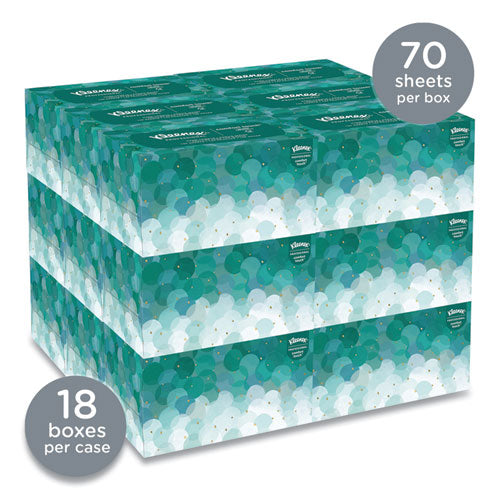 Image of Kleenex® 11268 Ultra Soft Hand Towels, POP-UP Box, 1-Ply, 8.9 x 10, White, 70/Box, 18 Boxes/Carton