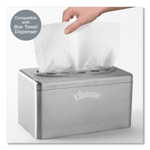 Image of Kleenex® 11268 Ultra Soft Hand Towels, POP-UP Box, 1-Ply, 9 x 10, White, 70/Box