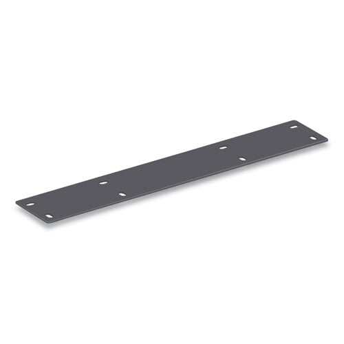 Image of HON® HLPLFB24 Mod Flat Bracket To Join 24"d Worksurfaces To 30"d Worksurfaces To Create An L-Station, Graphite