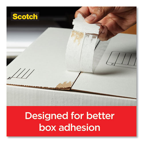 Image of Scotch® 3950-6 Box Lock Shipping Packaging Tape, 3" Core, 1.88" X 54.6 Yds, Clear, 6/pack