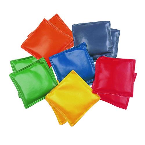 Image of Champion Sports MBB4SET Bean Bag Set, Vinyl, 4", Assorted Colors, 12/box