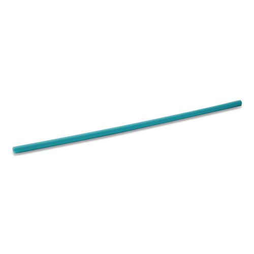 Image of phade 511167 Marine Biodegradable Straws, 7.75", PHA, Ocean Blue, Wrapped, 375/BX, 10 Boxes/Carton