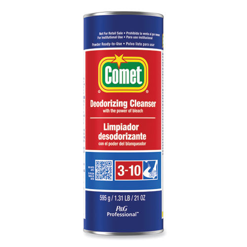 Image of Comet® 32987 Deodorizing Cleanser With Bleach, Powder, 21 Oz Canister