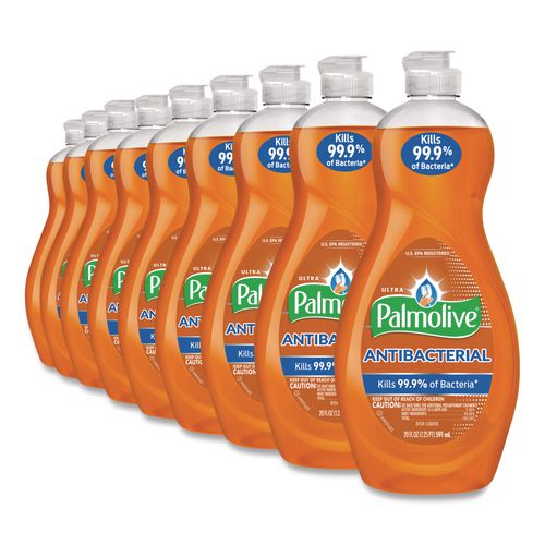 Image of Palmolive® US04232A Ultra Antibacterial Dishwashing Liquid, 20 Oz Bottle, 9/carton