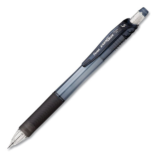 Image of Pentel® BL77BP5A EnerGel RTX Gel Pen, Retractable, Medium 0.7 mm, Black Ink, Gray/Black Barrel, 5/Pack