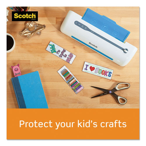 Image of ScotchÂ® Laminating Pouches, 5 Mil, 3.75" X 2.38", Gloss Clear, 100/pack