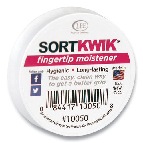 Image of LEE 10050 Sortkwik Fingertip Moisteners, 0.38 oz, Pink