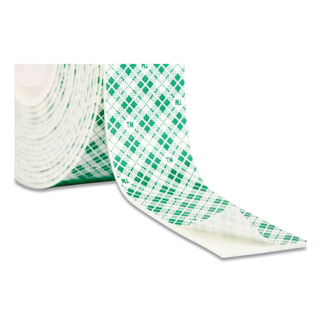 Image of Scotch® 112L Permanent High-Density Foam Mounting Tape, Holds Up to 15 lb, 1" x 125", White