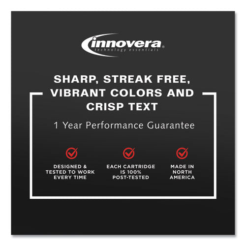 Image of InnoveraÂ® Remanufactured Black Ink, Replacement for 64 (N9J90AN), 200 Page-Yield