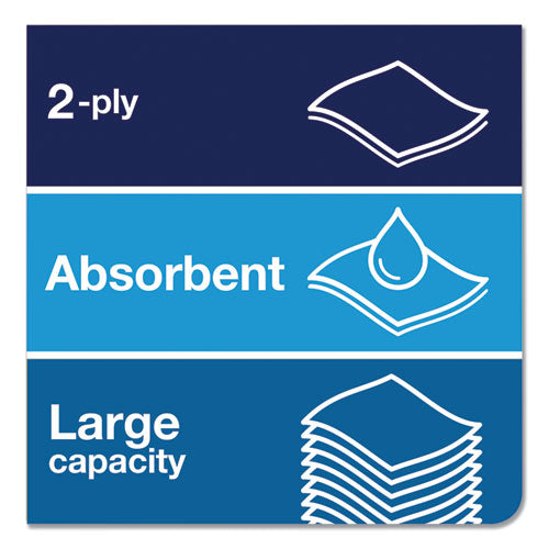 Image of Tork® 290092A Advanced Matic Hand Towel Roll, 2-Ply, 7.7" x 525 ft, White, 643/Roll, 6 Rolls/Carton