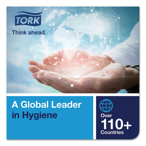 Image of Tork® 290092A Advanced Matic Hand Towel Roll, 2-Ply, 7.7" x 525 ft, White, 643/Roll, 6 Rolls/Carton