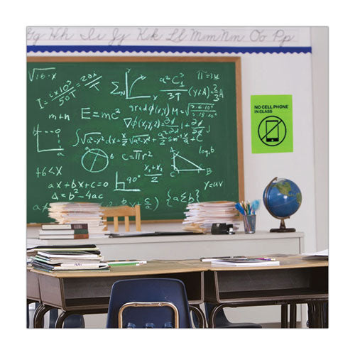 Image of Avery® 5940 High-Visibility Permanent Laser ID Labels, 8.5 x 11, Neon Green, 100/Box