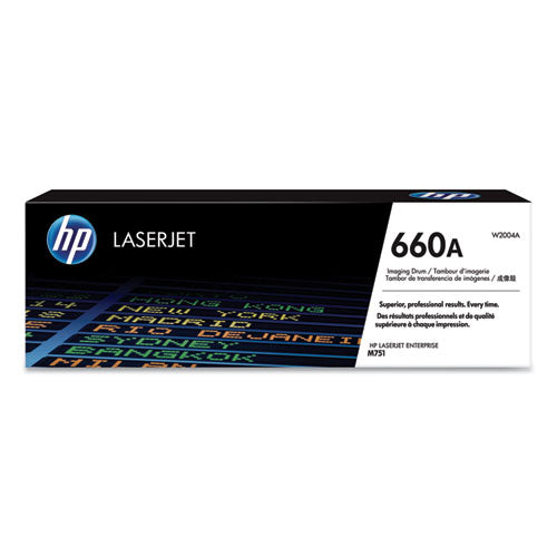 Image of HP W2004A HP 660a, (w2004a) Black/cyan/magenta/yellow Original Laserjet Imaging Drum