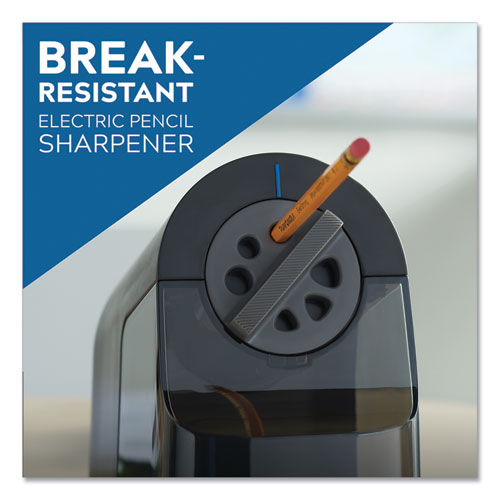 Image of X-ACTO® 1670X Model 1670 School Pro Classroom Electric Pencil Sharpener, Ac-Powered, 4 X 7.5 X 7.5, Black/gray/smoke