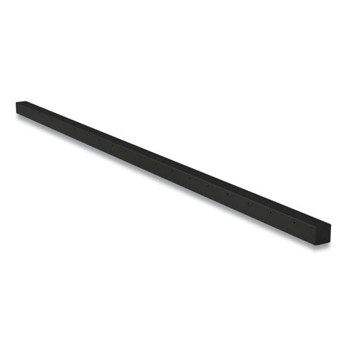 Image of HON® HLPLXS72.BLKP Mod External Stiffener For 72" Worksurfaces, Reinforced Steel, Graphite