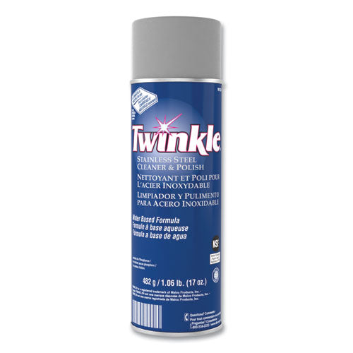 Image of Twinkle® 991224 Stainless Steel Cleaner And Polish, 17 Oz Aerosol Spray