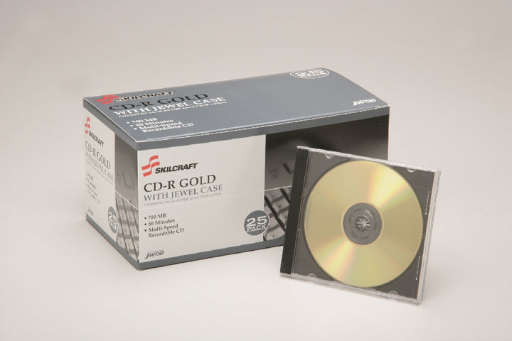 Image of SKILCRAFT® CD-R Gold, 25 per Box