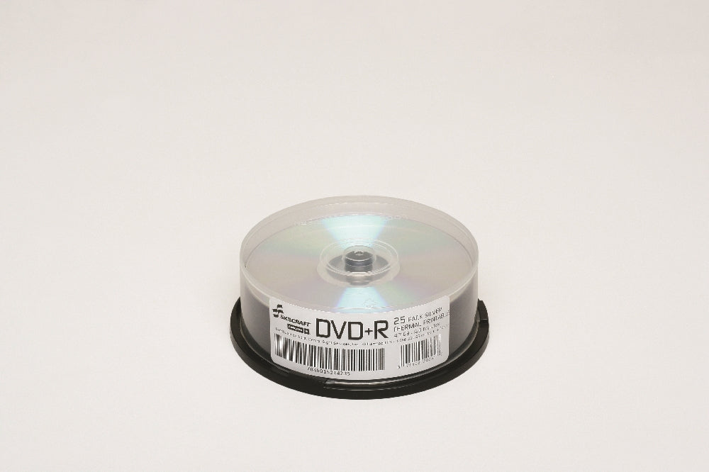 Image of SKILCRAFT® DVD-R, 8x Record Speed, 25/Package, Case of 12 Packages