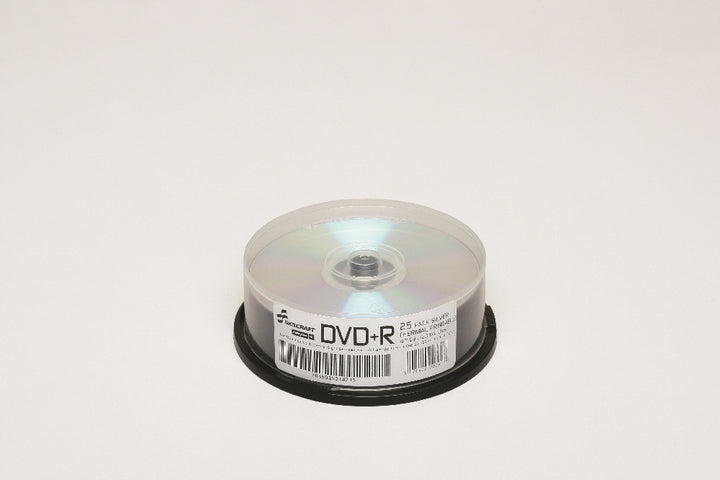 Image of SKILCRAFT® DVD-R, 8x Record Speed, 25/Package, Case of 12 Packages