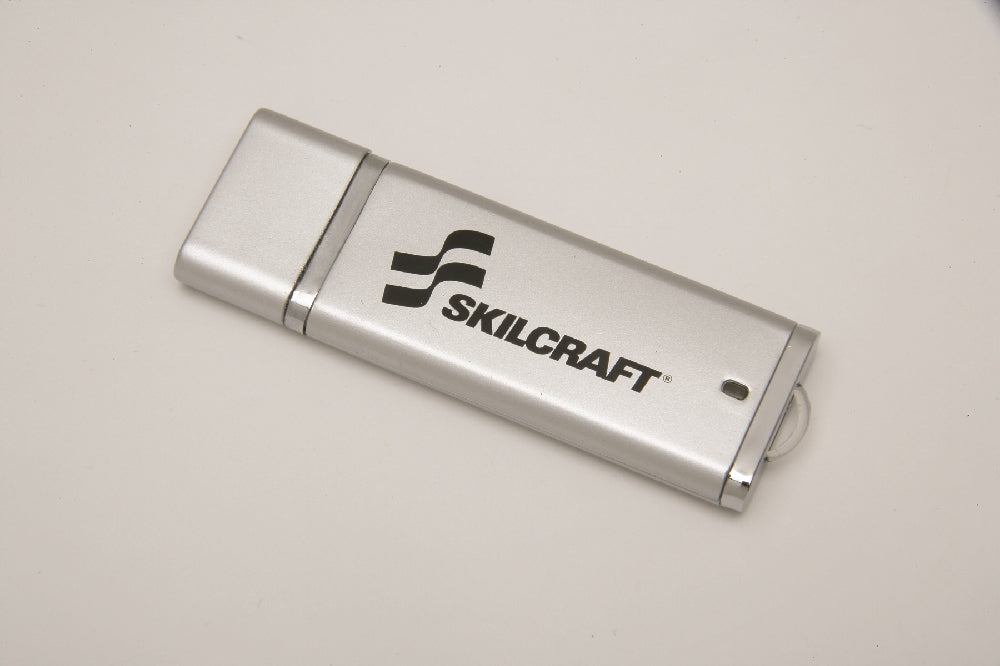Image of SKILCRAFT® USB Flash Drive, 2 GB, Case of 6