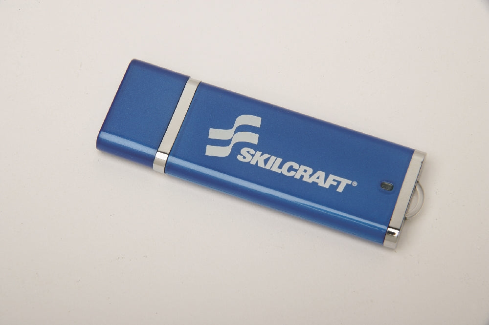Image of SKILCRAFT® USB Flash Drive with 256-bit AES Encryption, 8 GB