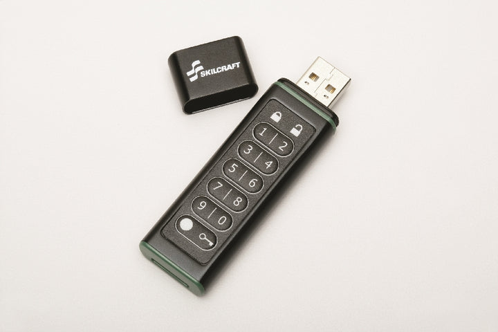 Image of SKILCRAFT® FIPS 140-2 Level 3 USB Flash Drive Validated, 32 GB, Case of 3