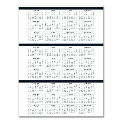 Image of House of Doolittle Executive Series Four-Person Group Practice Daily Appointment Book, 11 x 8.5, Black Hard Cover, 12-Month (Jan to Dec): 2026