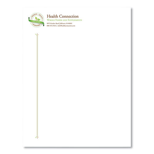 Image of Southworth® 403C 25% Cotton Business Paper, 95 Bright, 20 lb Bond Weight, 8.5 x 11, White, 500 Sheets/Ream