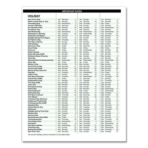 Image of House of Doolittle Eight-Person Group Practice Daily Appointment Book, 11 x 8.5, Black Cover, 12-Month (Jan to Dec): 2026