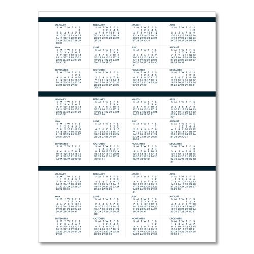 Image of House of Doolittle Recycled Wirebound Weekly/Monthly Planner, 11 x 8.5, Black Cover, 12-Month (Jan to Dec): 2026
