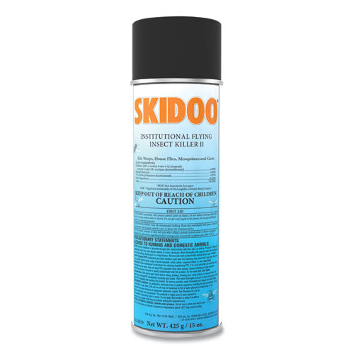 Image of Diversey Skidoo Institutional Flying Insect Killer, 15 oz Aerosol Spray, 6/Carton
