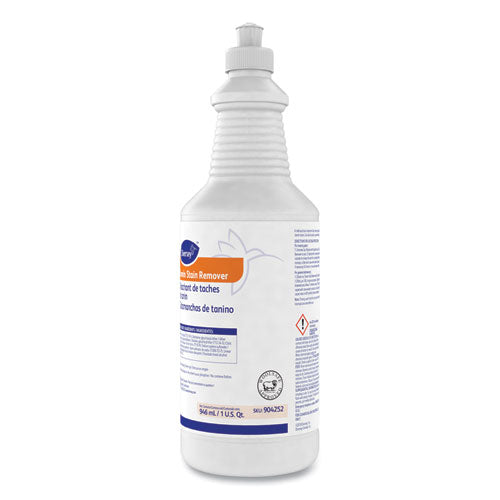 Image of Diversey 101109759 Tannin Stain Remover, 32 Oz Bottle, Fruity, 6/ct