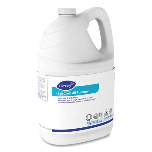 Image of Diversey 100920026 Soft Care All Purpose Liquid Refill, Gentle Floral Scent, 1 gal, 4/Carton