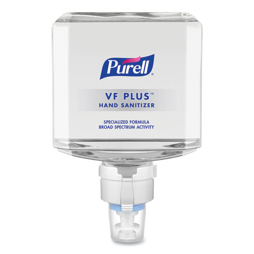 Image of PURELL® 7099-02 Vf Plus Hand Sanitizer Gel, 1,200 Ml Refill Bottle, Fragrance-Free, For Es8 Dispensers, 2/Carton