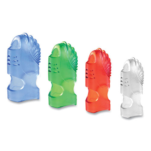 Image of LEE 61050 Tippi Micro-Gel Fingertip Grips, Size 5, Small, Assorted, 10/pack
