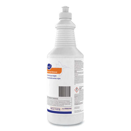 Image of Diversey 95002540 Red Juice Stain Remover, 32 Oz Bottle, 6 Bottles/carton
