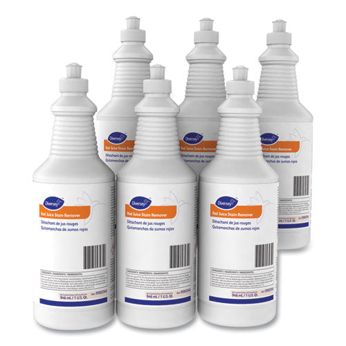 Image of Diversey 95002540 Red Juice Stain Remover, 32 Oz Bottle, 6 Bottles/carton