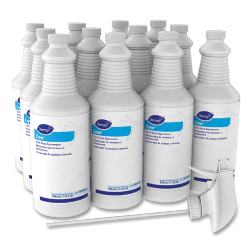 Image of Diversey 101104392 Crew Tile And Grout Rejuvenator, 32 Oz Spray Bottle, 12/carton