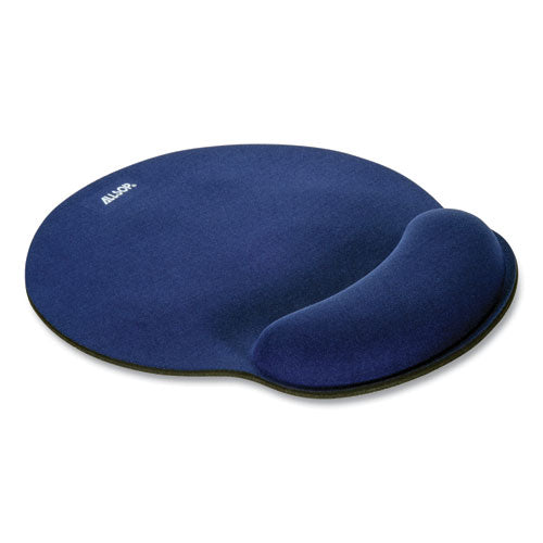 Image of Allsop® 30206 MousePad Pro Memory Foam Mouse Pad with Wrist Rest, 9 x 10, Blue