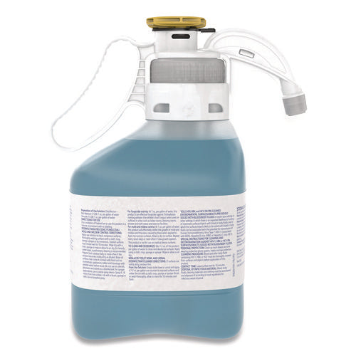 Image of Diversey 5019237 Crew Super-Concentrated Non-Acid Bowl and Bathroom Disinfectant Cleaner, Floral Scent, 1.4 L SmartDose, 2/Carton