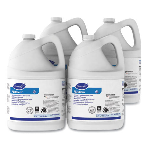 Image of Diversey 94998841 Perdiem Concentrated General Purpose Cleaner - Hydrogen Peroxide, 1 Gal, Bottle