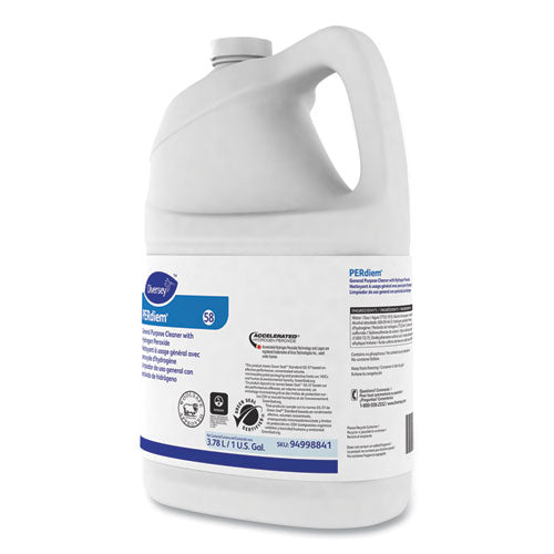 Image of Diversey 94998841 Perdiem Concentrated General Purpose Cleaner - Hydrogen Peroxide, 1 Gal, Bottle