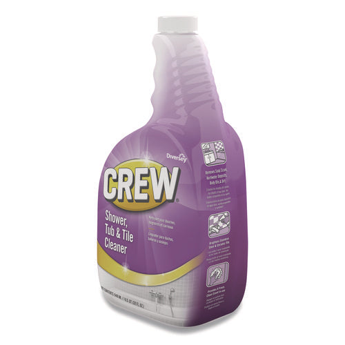 Image of Diversey CBD540281 Crew Shower, Tub And Tile Cleaner, Liquid, 32 Oz, 4/carton