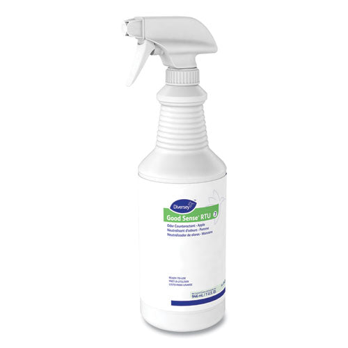 Image of Diversey 04439. Good Sense Rtu Liquid Odor Counteractant, Apple Scent, 32 Oz Spray Bottle