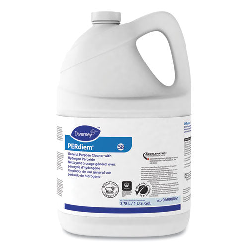 Image of Diversey 94998841 Perdiem Concentrated General Purpose Cleaner - Hydrogen Peroxide, 1 Gal, Bottle