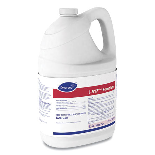 Image of Diversey 5756018 J-512tm/mc Sanitizer, 1 Gal Bottle, 4/carton