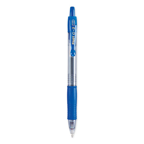 Image of Pilot® PIL84099 G2 Premium Gel Pen Convenience Pack, Retractable, Bold 1 mm, Blue Ink, Smoke/Blue Barrel, 36/Pack