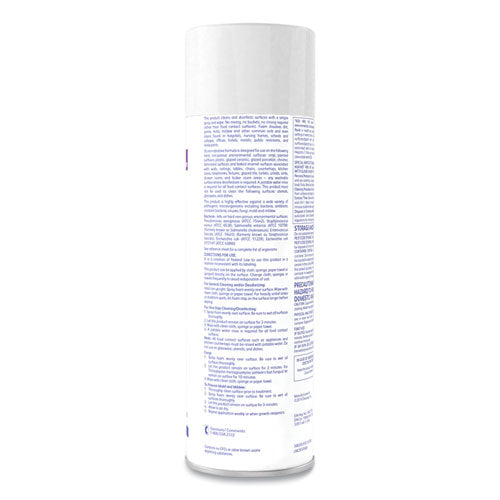 Image of Diversey 04531. Envy Foaming Disinfectant Cleaner, Lavender Scent, 19 Oz Aerosol Spray