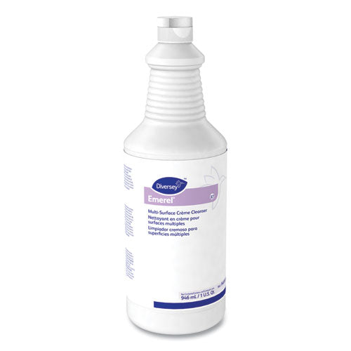 Image of Diversey 94995295 Emerel Multi-Surface Creme Cleanser, Fresh Scent, 32 Oz Bottle, 12/carton