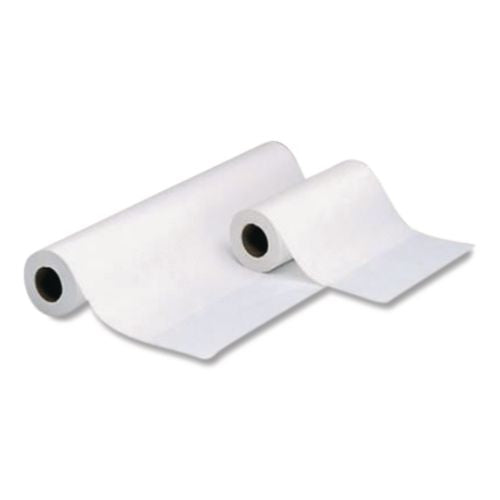 Image of TIDI® 32216 Choice Headrest Paper Roll, Smooth-Finish, 8.5" X 225 Ft, White, 12/carton
